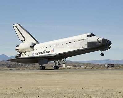 Endeavour Landing - Image courtesy of NASA